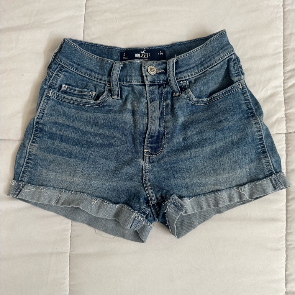 Hollister Women's Classic Blue Jean Shorts